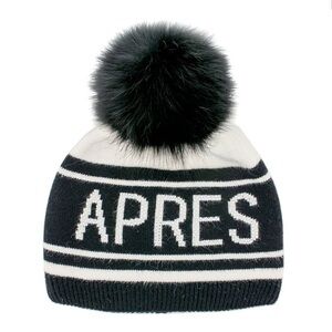 Apres Hat with Fur Pom